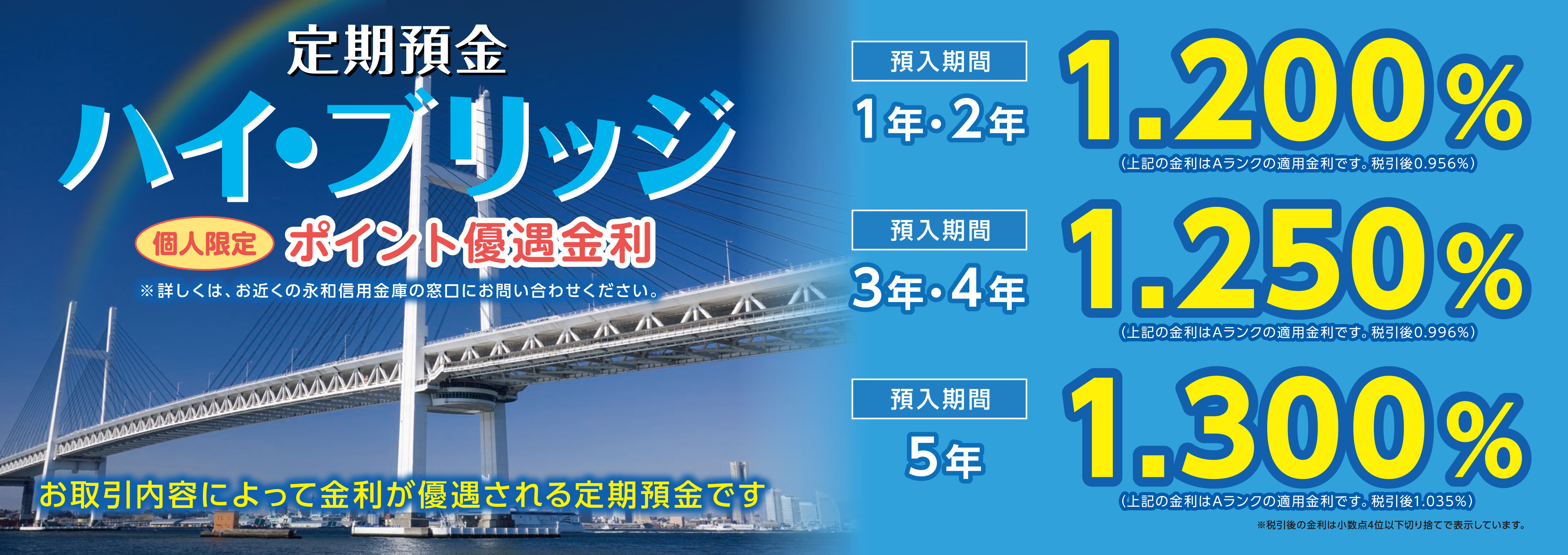 定期預金ハイブリッジ
